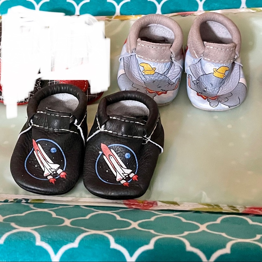 Bundle of 2 pairs freshly picked sz 1 soft sole moccasins shoes